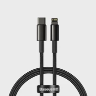 BASEUS Kabel tipa C za Lightning PD 20W Tungsten Gold CATLWJ-01 1m crni