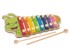 Dječji cimbal, gusjenica, šareni, drveni 