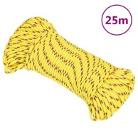 Brodski konop, žuti, 5 mm, 25 m, od polipropilena
