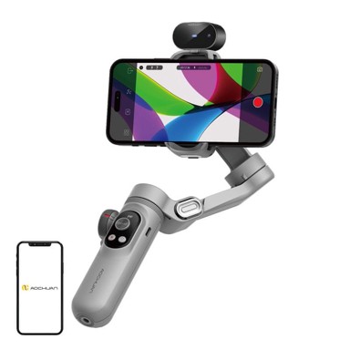 MOJPLANET Gimbal AOCHUAN X Pro, AI senzori, siva