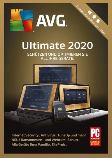 AVG Ultimate 2020 antivirusni paket s vatrozidom, DNS i antispam zaštitom, 1 PC, 1 godina