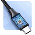 USAMS Adapter audio kabela AU16 US-SJ599, tip C na utičnicu 3,5 mm s DAC čipom, crni
