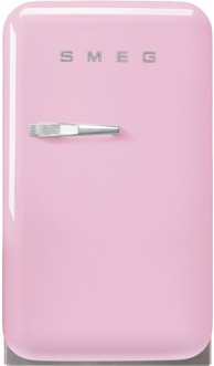 SMEG Mini hladnjak, FAB5RPK6, rozi