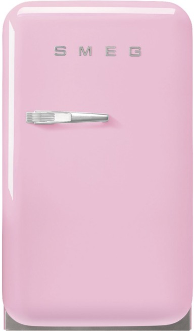 SMEG Mini hladnjak, FAB5RPK6, rozi