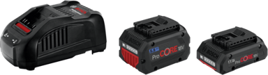 BOSCH AKU Set baterija + punjač - 18V 4,0Ah + 5,5Ah + GAL 1880 CV Power for All