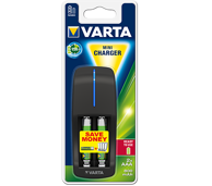 VARTA Punjač za baterije, mini punjač 2xAAA 800mAh za AA i AAA baterije