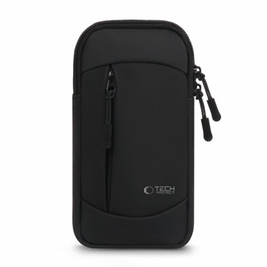 TECH-PROTECT M6 Sportska torbica za trčanje s pretincem crna