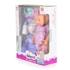 BABYDOLL Lutka s kahlicom i dudom, 31 cm, ljubičasta