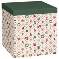 STEWO ukrasna kartonska kutija X-mas, 23 x 23 x 24 cm