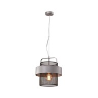 CANDELLUX LIGHTING Metalna visilica crno-srebrne boje ø 30 cm Fiba