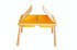 WOODY FASHION Dječji stol Table - Yellow