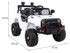 Auto na akumulator Jeep Dark Night, bijeli
