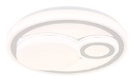 GLOBO Stropna svjetiljka Ruiz Ø38 cm, LED, bijela
