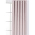 FILUMI Svijetlo ružičasta zavjesa za djelomično zamračenje od samta 530x270 cm Velto