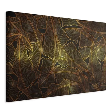 Slika Ples zlatnog lišća, jednodijelna, široka, 90x60 cm