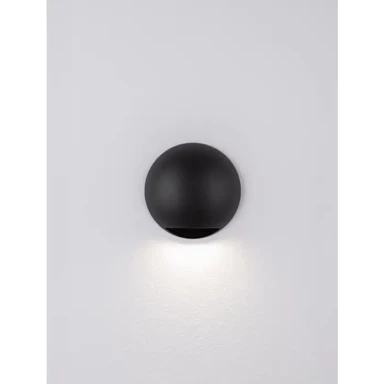 PASSO Vanjska zidna LED lampa za stepenice NL9136410, 3W, 130 lm, IP65, 3000 K, crna