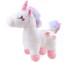 Čarobni plišani jednorog 48cm, raznobojni