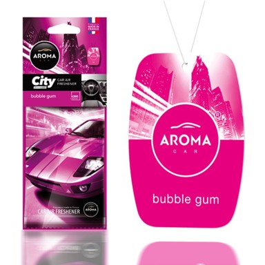 AROMA CAR Osvježivač zraka City Card Bubble Gum