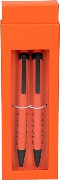 Set kemijska olovka i tehnička olovka Wow narančasta