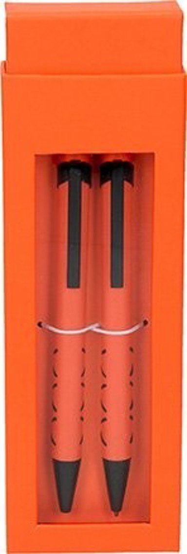 Set kemijska olovka i tehnička olovka Wow narančasta
