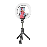 PULUZ Selfie štap XT-18S Plus, Bluetooth tripod s LED lampom