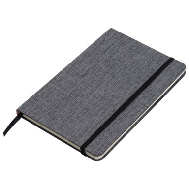 EASY Notes Bremen, A5, crte, 80 listova, šamoa, s gumicom, sivi