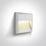 Zidna svjetiljka, LED, 8W, 3000K, 350 lm, IP65, DM67430A/W/W, bijela