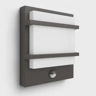 Zidna svjetiljka Petronia, model Petronia, sa senzorom, LED, 12W, 1200 lm, 2700 K, 240V, IP44, antracit