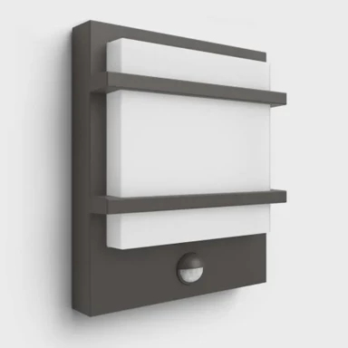 Zidna svjetiljka Petronia, model Petronia, sa senzorom, LED, 12W, 1200 lm, 2700 K, 240V, IP44, antracit