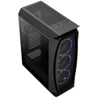 AEROCOOL Kućište Aero One Eclipse, mid tower, ATX, kaljeno staklo, crno