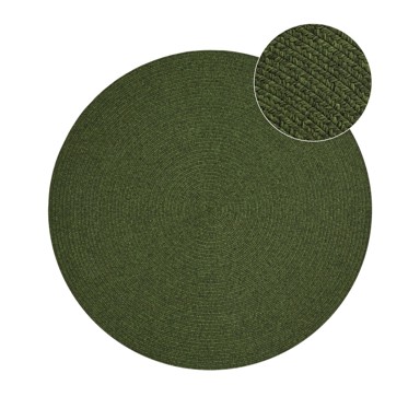 NORTHRUGS Okrugli vanjski tepih Ø 150 cm, zelena