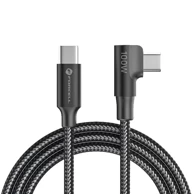 FORCELL USB kabel kutni USB-C na USB-C forcell f-energy QC4.0 PD 5A 100W 2 m, crni