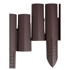 GARDEN FRAME Vrtna palisada, 2,2 m, set 8 kom., smeđa