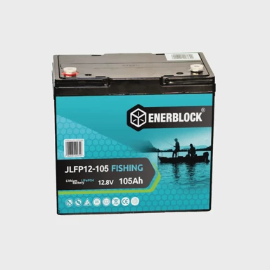 ENERBLOCK Baterija LiFePO4 12V 105Ah 1344Wh, BMS za trolling motor