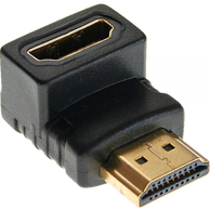 INLINE HDMI adapter ženski na HDMI, crni