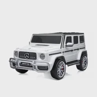 Auto na akumulator MERCEDES, 2 sjedala AMG G63, bijeli
