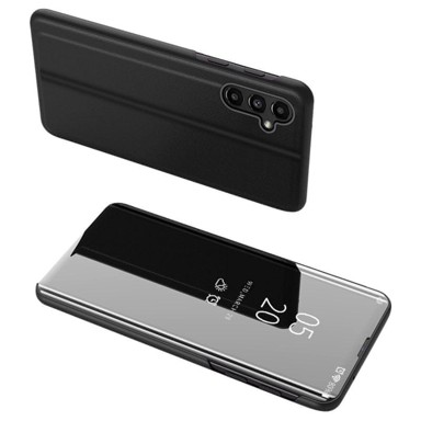 MG Preklopna maskica za Samsung Galaxy A14, Clear View, crna