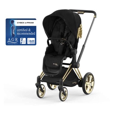 CYBEX Dječja kolica ePriam Platinum Wings, crna