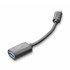CELLULARLINE Univerzalni adapter USB-A (Ž) na USB-C (M), crni 