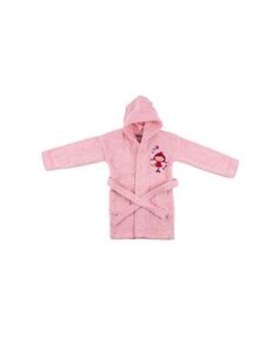INTERBABY Ogrtač za kupanje, 2-4, roza