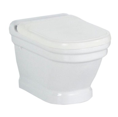 CREAVIT WC školjka zidna ANTIK, 36x53 cm, bijela, retro stil, keramika