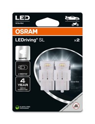OSRAM LEDriving LED žarulje SL W21W/WY21W, W21W (7505) W3x16d, 6000K, hladno bijela