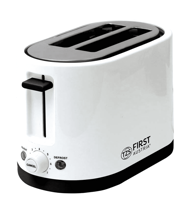 FIRST AUSTRIA Toster za 2 kriške, 850 W, 3 funkcije, bijela