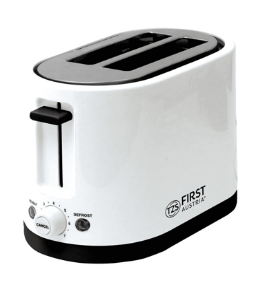 FIRST AUSTRIA Toster za 2 kriške, 850 W, 3 funkcije, bijela