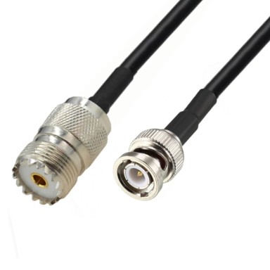 Antenski kabel BNC utikač / UHF utičnica, RG58, 5 m