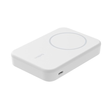 BELKIN Punjač BOOST Charge Pro Magnet, Powerbank Qi2, 15W, 8K, bijeli
