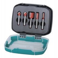 WOLFCRAFT Set HM glodala 8753, 5 kom