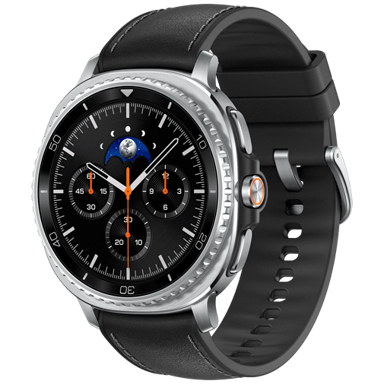 SAMSUNG Pametni sat Galaxy Watch 8 Classic, srebrni, crni remen