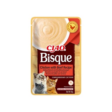 CIAO CAT Hrana za mačke BISQUE TUNA I GOVEDINA 40 g