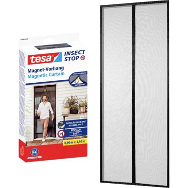TESA Komarnik magnet za vrata 90×120 cm, antracit